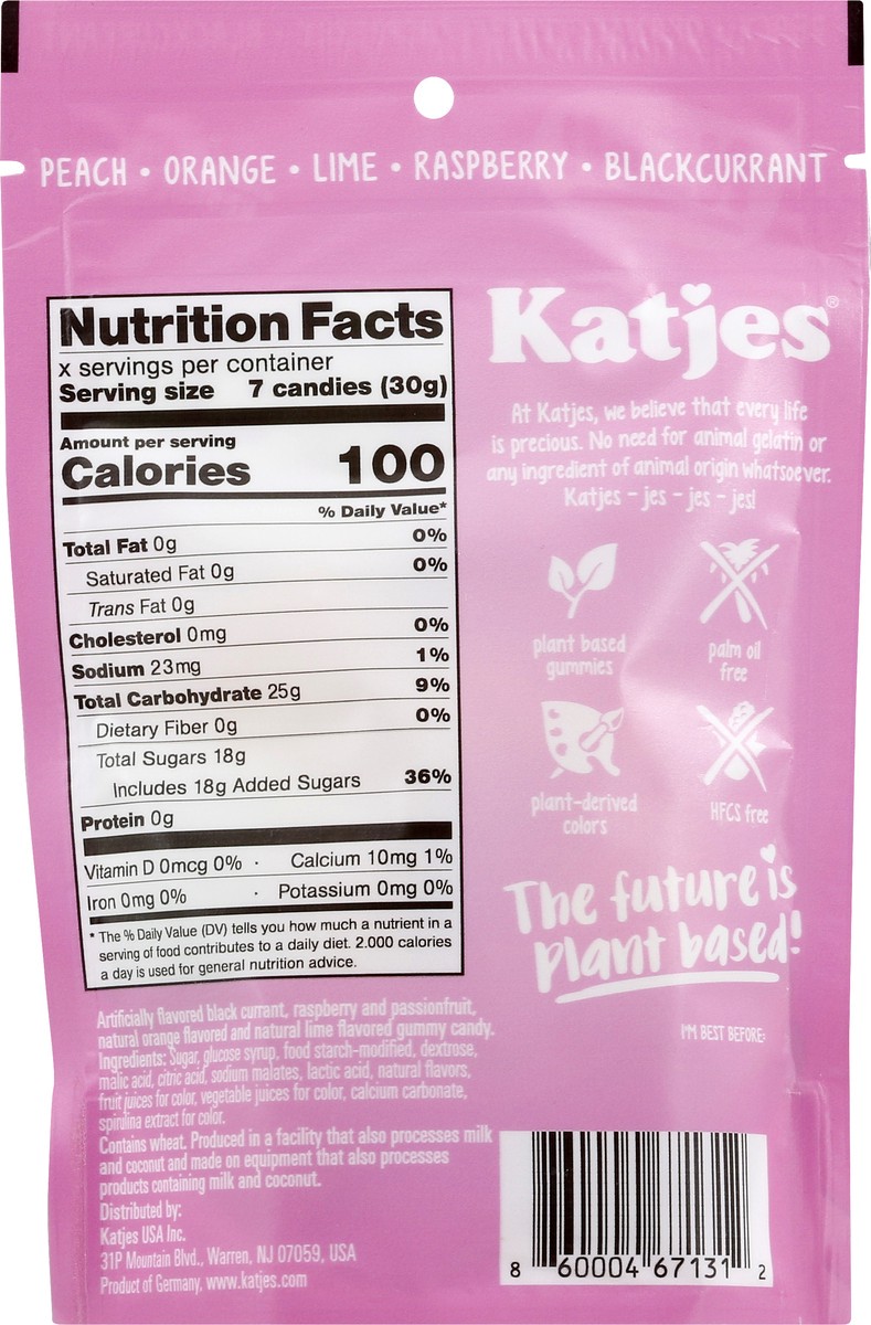 slide 6 of 6, Katjes Gummy Candy, Sour, 4.4 oz