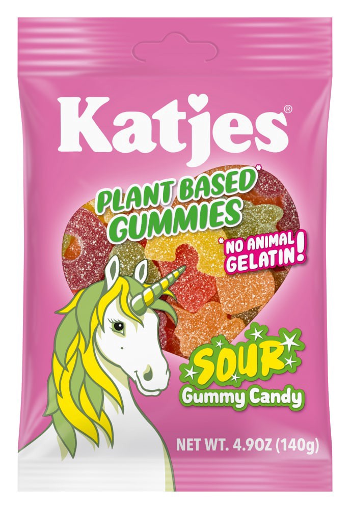 slide 1 of 2, Katjes Plant Based Sour Gummies 4.9 oz, 4.9 oz