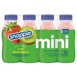 Snapple Kiwi Strawberry Juice Drink, 8 fl oz recycled plastic bottle, 8 pack - 8 ct