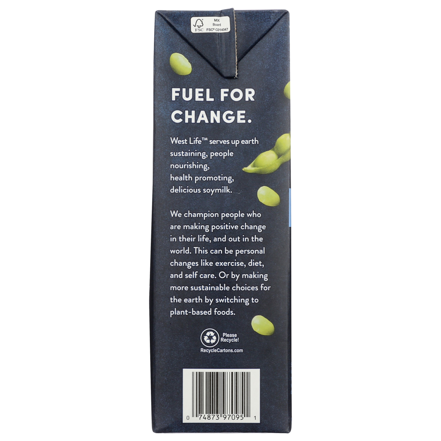 slide 3 of 4, West Life Plain Unsweetened Organic Soymilk Value Size 64 fl oz, 64 fl oz