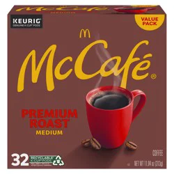 McCafé Premium Roast Coffee K-Cup Pods, 32 ct Box