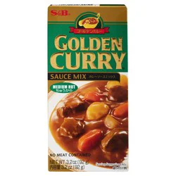 Golden Curry Medium Hot Japanese Curry Mix 3.2 oz