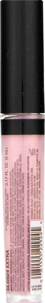 slide 3 of 7, La Girl Glossy Plumping Lips Extra, 0.17 oz