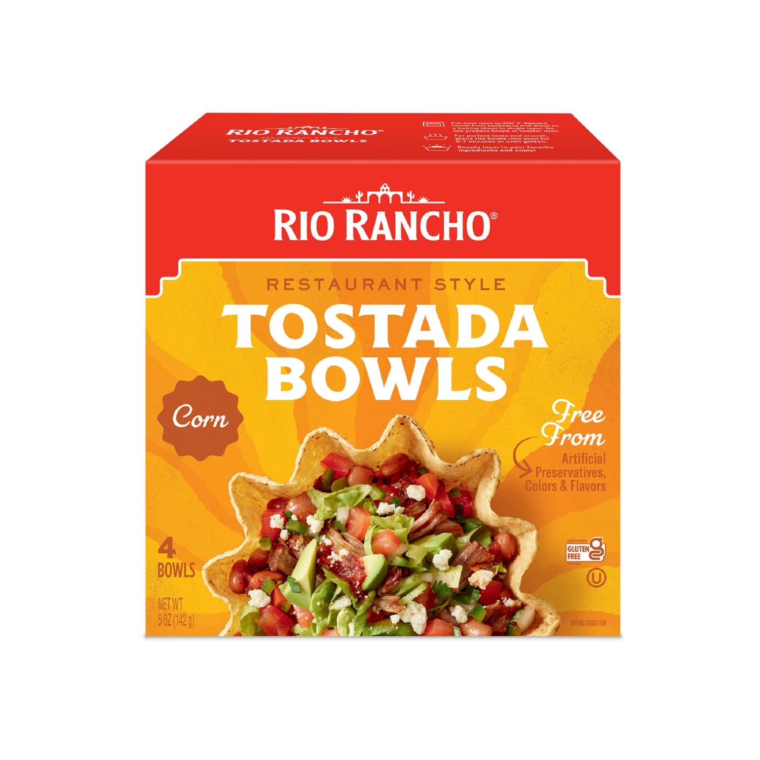 slide 1 of 2, Rio Rancho Six-Inch Bowls Tostada Bowls 4 ea, 4 ct