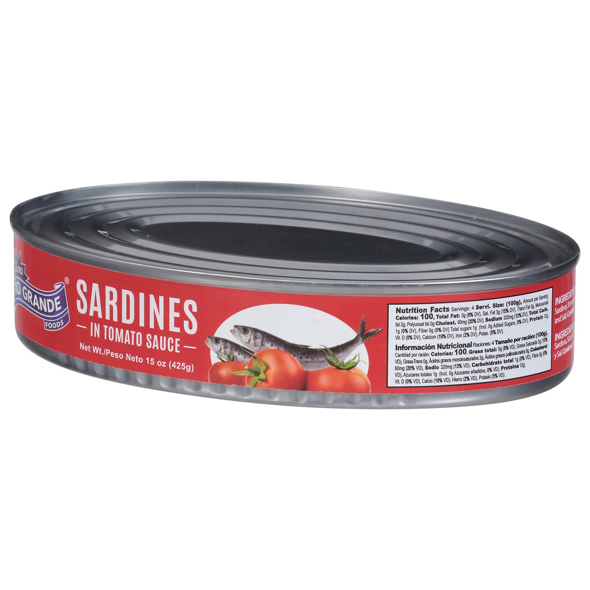 slide 5 of 13, Rio Grande Sardines in Tomato Sauce 15 oz, 