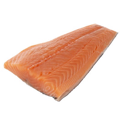 slide 1 of 1, Fresh Norwegian Atlantic Salmon Fillet, per lb