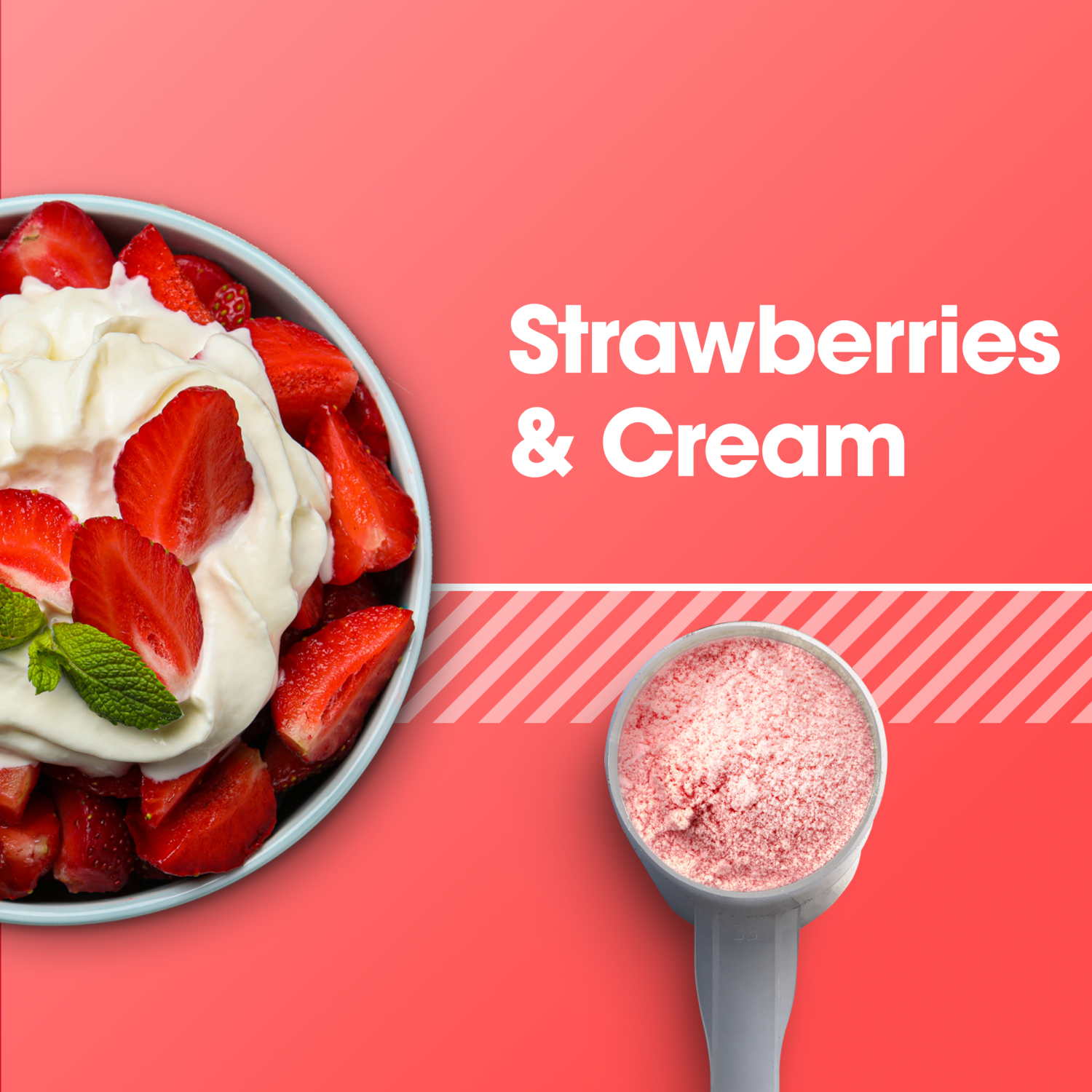 slide 3 of 5, Optimum Nutrition Gold Standard 100% Whey Strawberries & Cream Protein, 1.5 lb