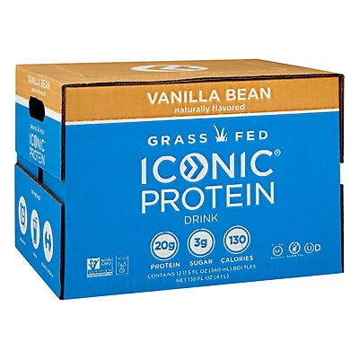 slide 1 of 1, ICONIC Protein Drink Vanilla Bean, 11.5 oz