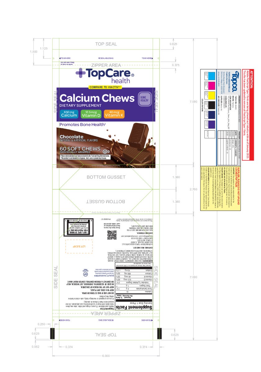 slide 9 of 14, TopCare Health Chocolate Calcium Chews 60 Soft Chews, 60 ct
