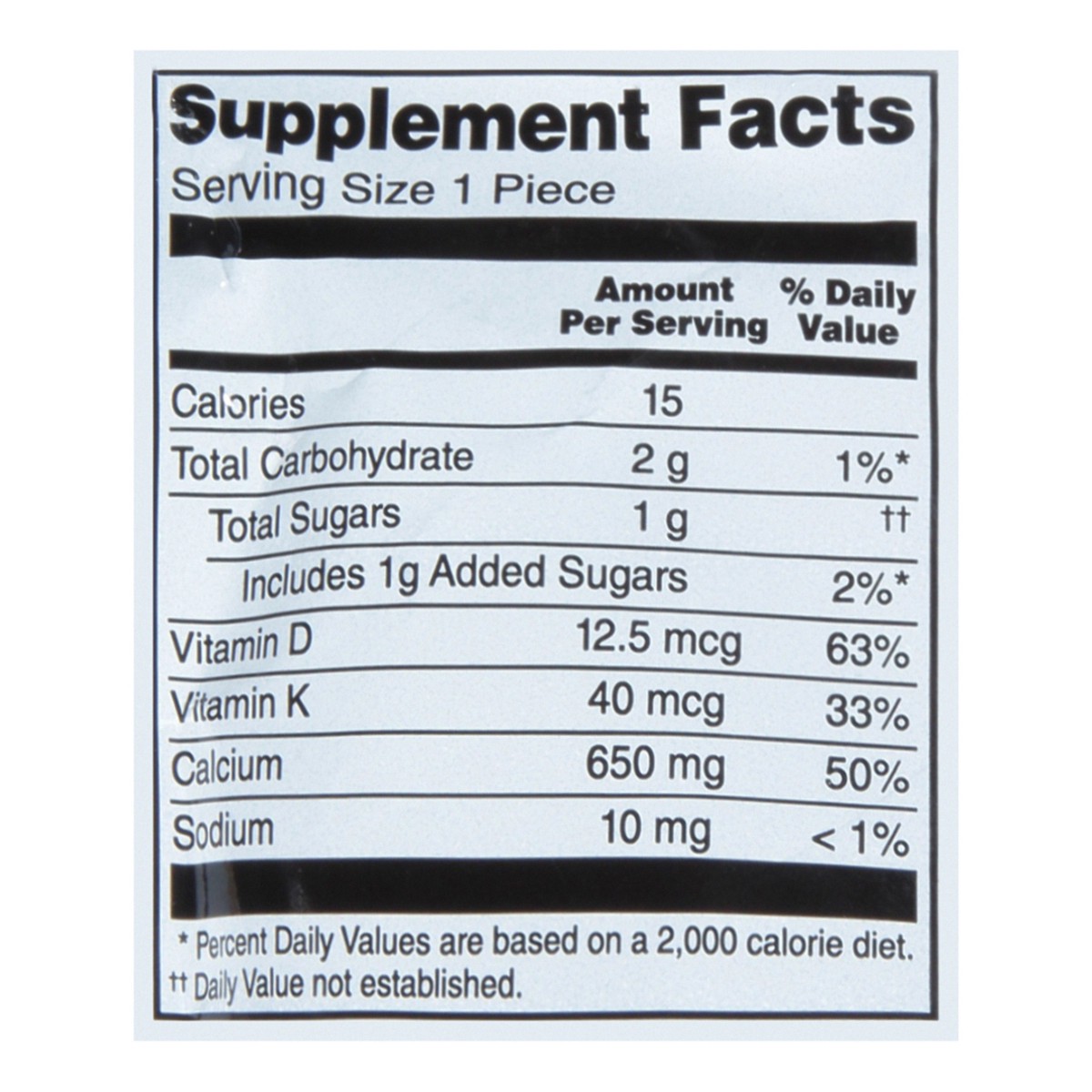 slide 8 of 14, TopCare Health Chocolate Calcium Chews 60 Soft Chews, 60 ct