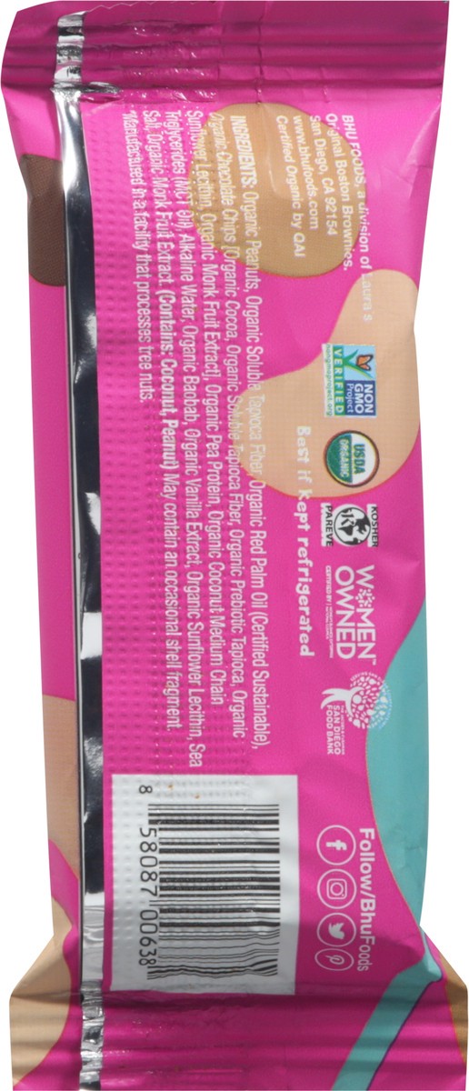 slide 2 of 9, BHU Foods Peanut Butter Chocolate Chip Cookie Dough Protein Bar 1.6 oz, 1.6 oz