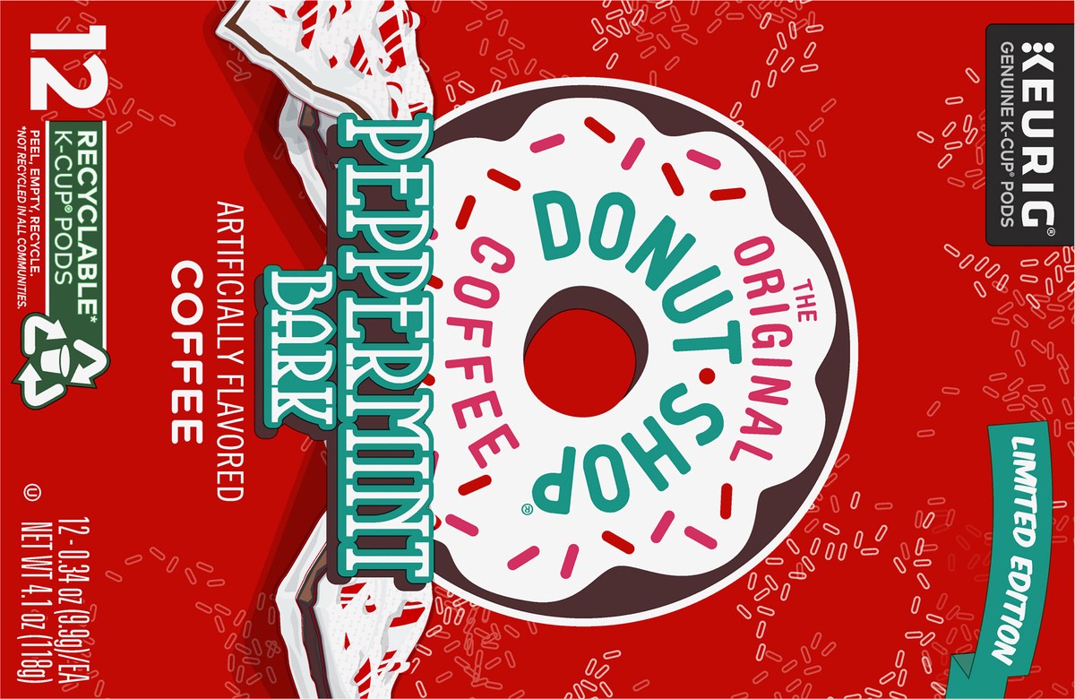 slide 4 of 11, The Original Donut Shop K-Cup Pods Peppermint Bark Coffee 12 - 0.34 oz Pods, 12 ct; 0.34 oz