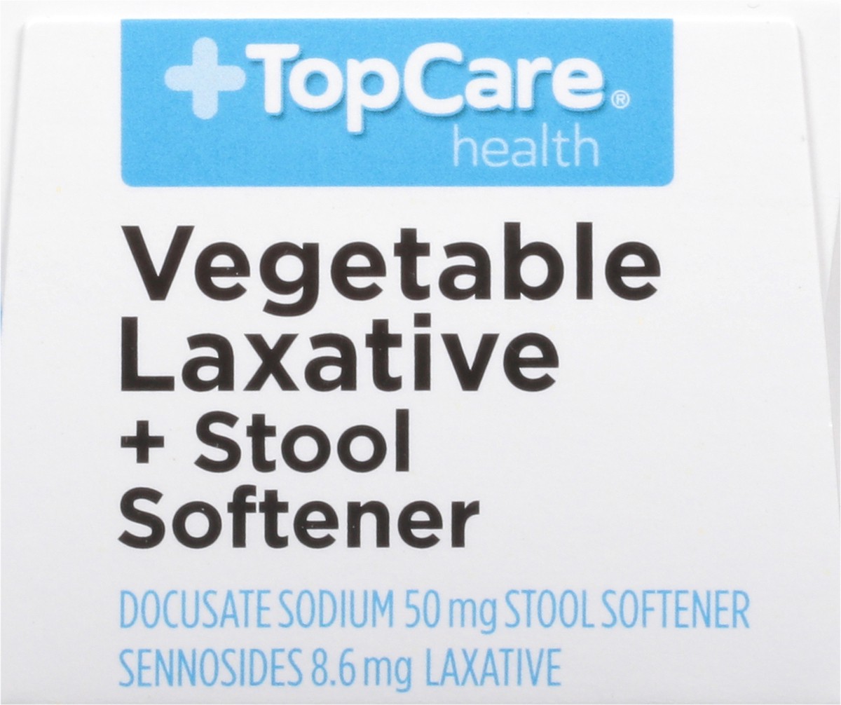 slide 11 of 16, TopCare Laxative Docusate Sodium, Tablets-Topcare Senna-S, 60 ct