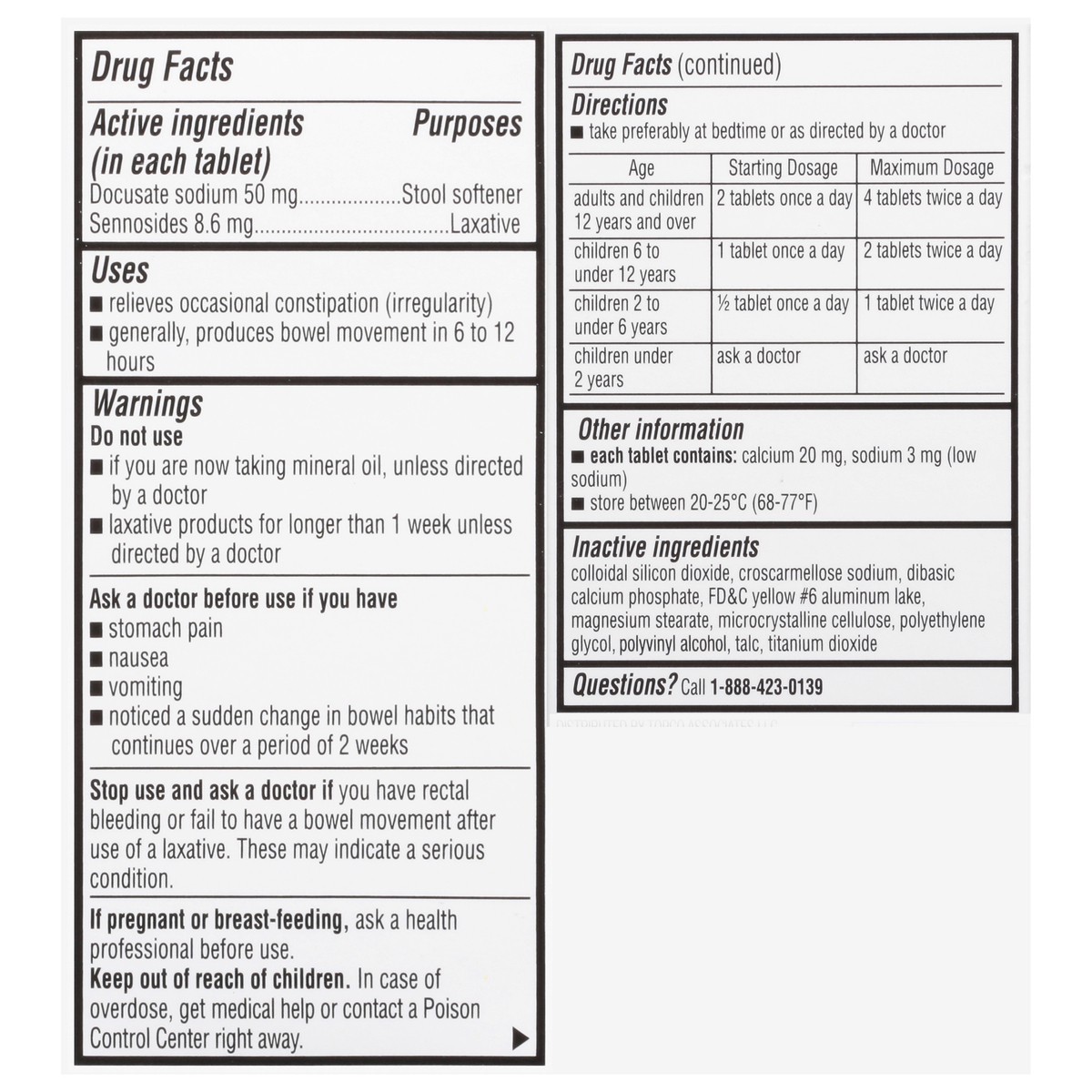 slide 6 of 16, TopCare Laxative Docusate Sodium, Tablets-Topcare Senna-S, 60 ct