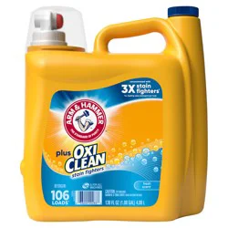 ARM & HAMMER Plus OxiClean Stain Fighters Fresh Scent Detergent 138 fl oz