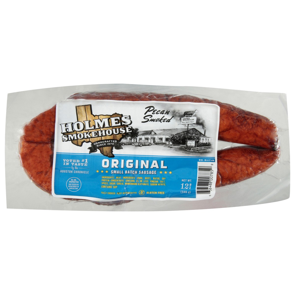 slide 5 of 12, Holmes Smokehouse Pecan Smoked Original Sausage 12 oz, 12 oz
