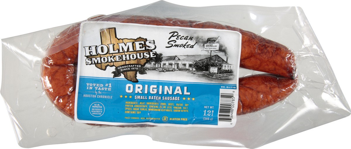 slide 7 of 12, Holmes Smokehouse Pecan Smoked Original Sausage 12 oz, 12 oz