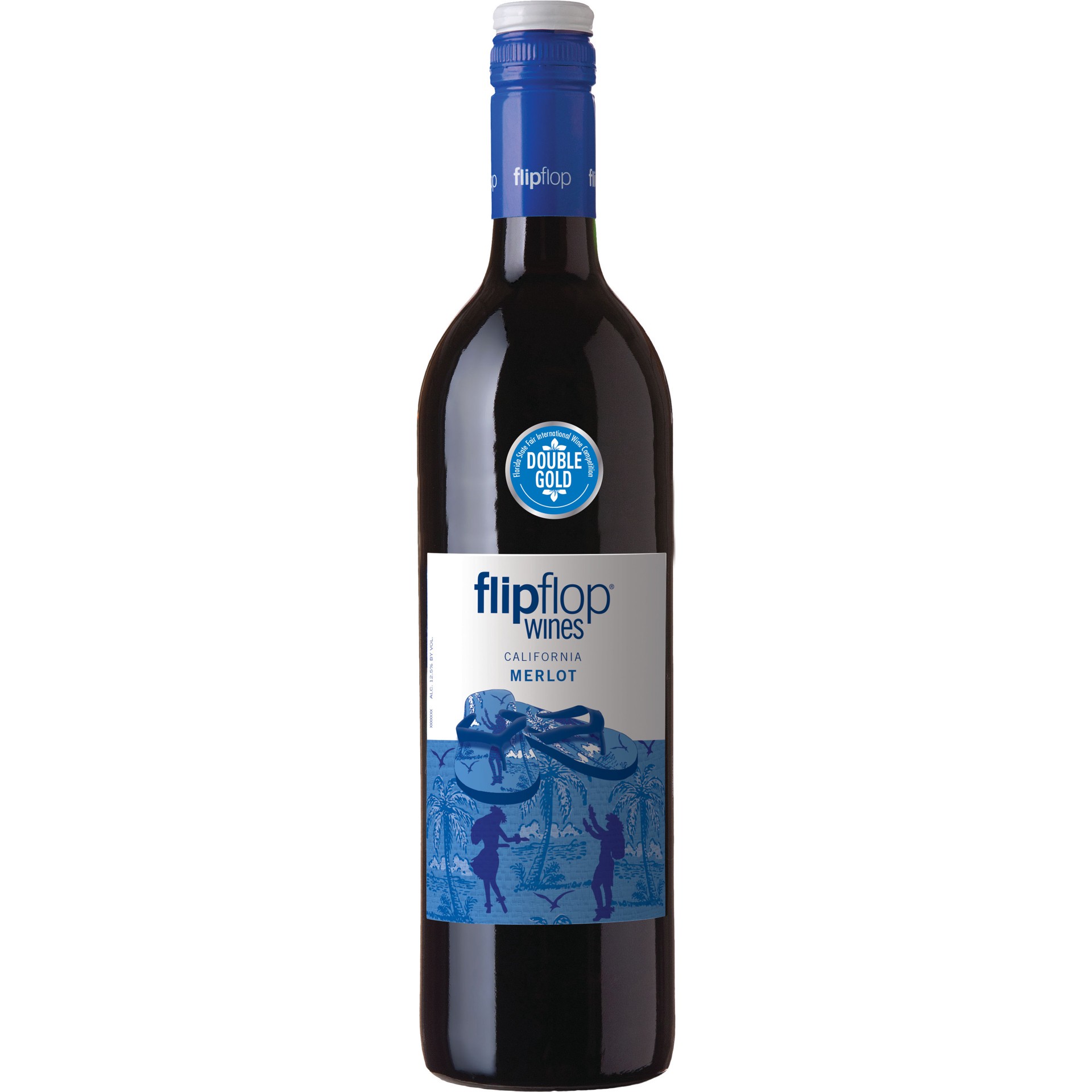 slide 1 of 3, flipflop Merlot, Red Wine, California, 1 ct, 750ml Bottle, 750 ml