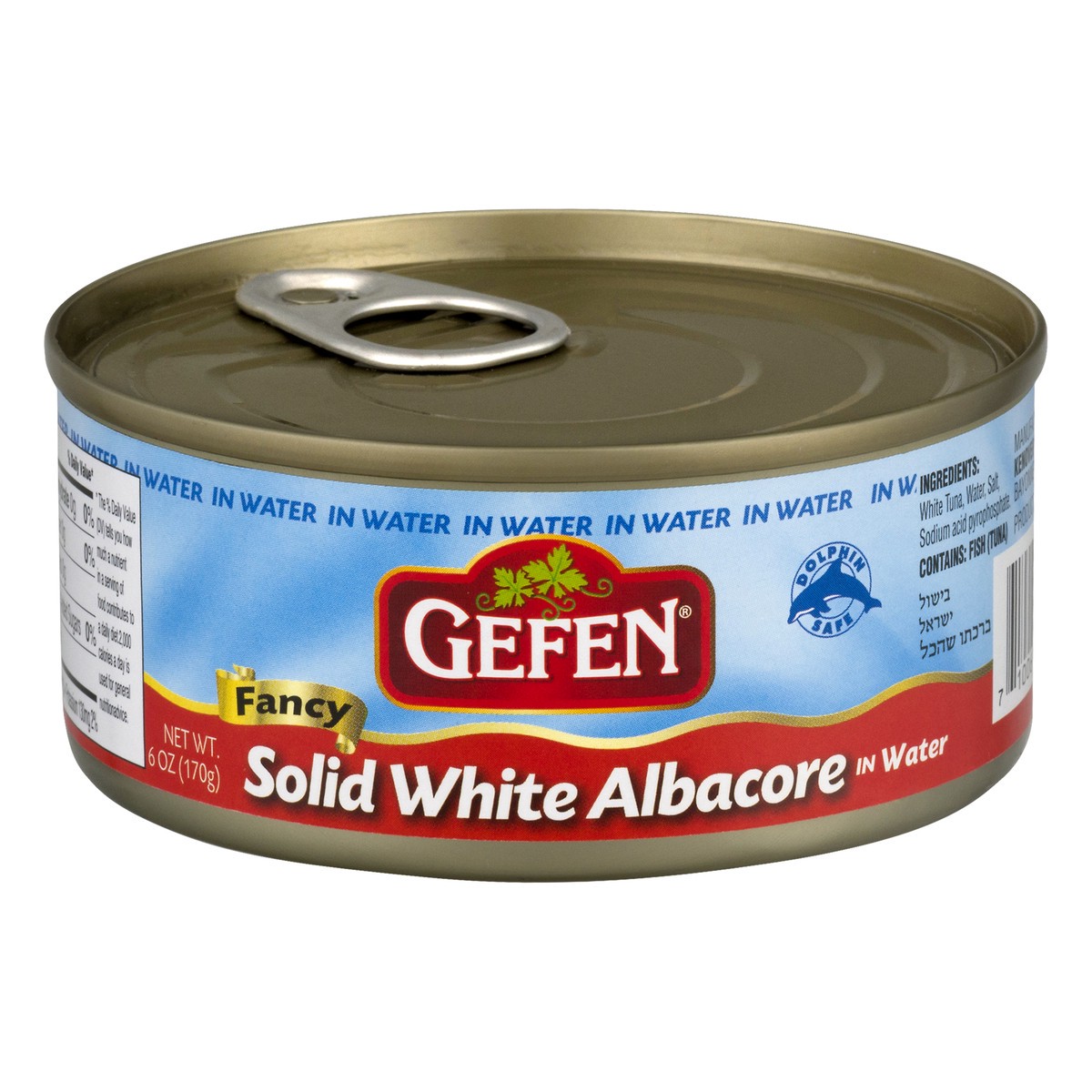 slide 1 of 9, Gefen Fancy White Solid Albacore in Water 6 oz, 6 oz