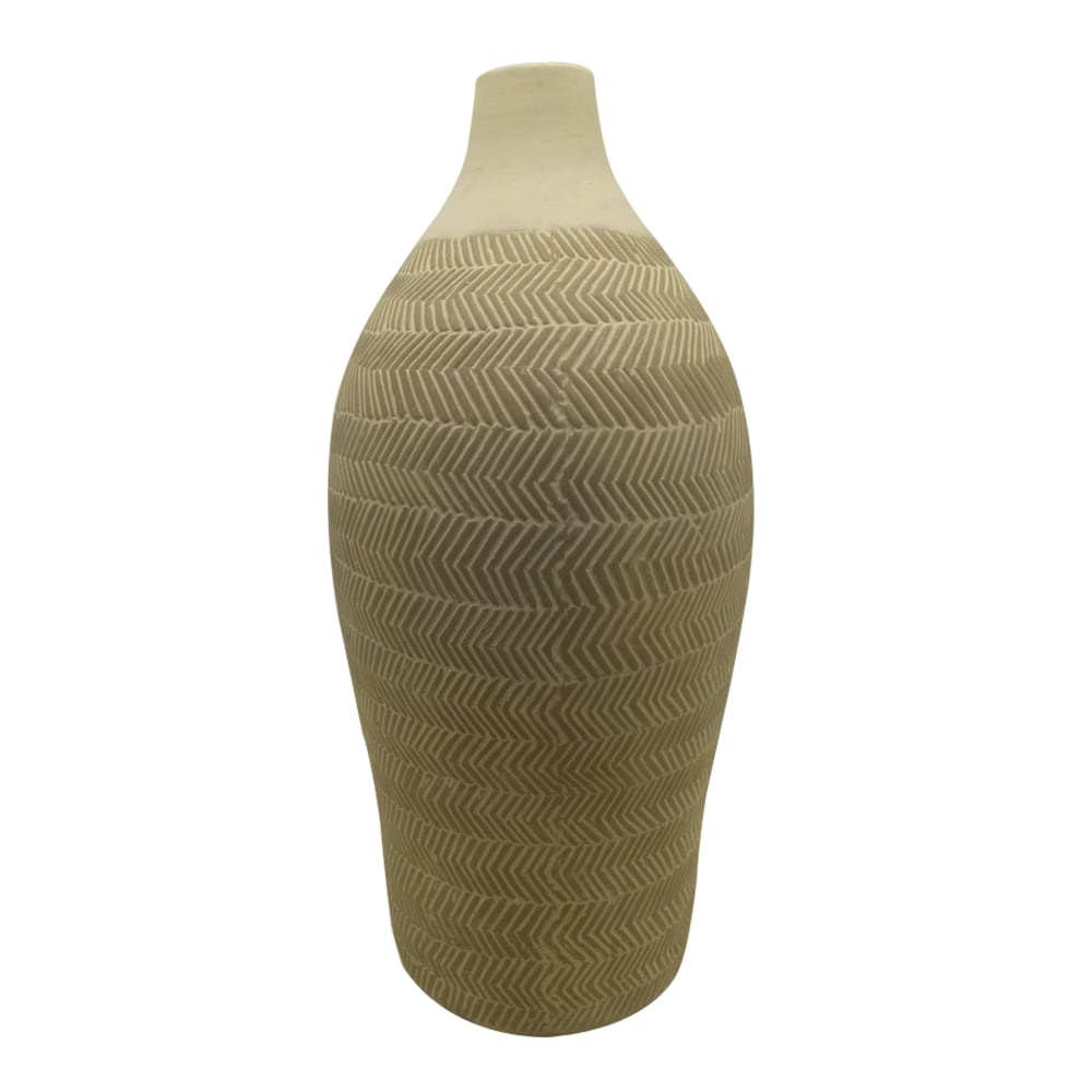 slide 1 of 1, HD Designs Large Ceramic Vase - Clay, 1 ct