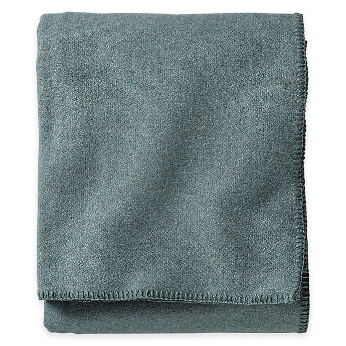 slide 1 of 1, Pendleton Eco-Wise Wool Full/Queen Washable Blanket - Shale, 1 ct