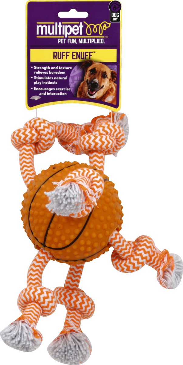 slide 2 of 2, Multipet Toy Sport Ball & Rope, 1 ct