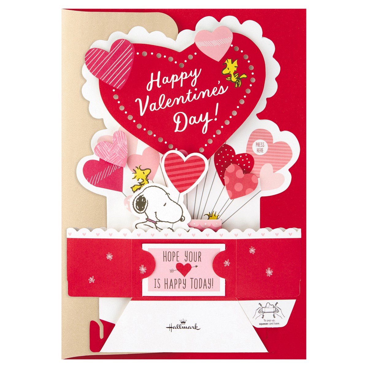 slide 3 of 4, Hallmark Happy Valentines Day Greeting Card 1 ea, 1 ct