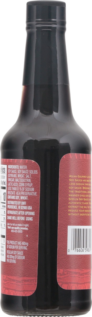 slide 4 of 9, Asian Gourmet Lite Soy Sauce, 10 oz