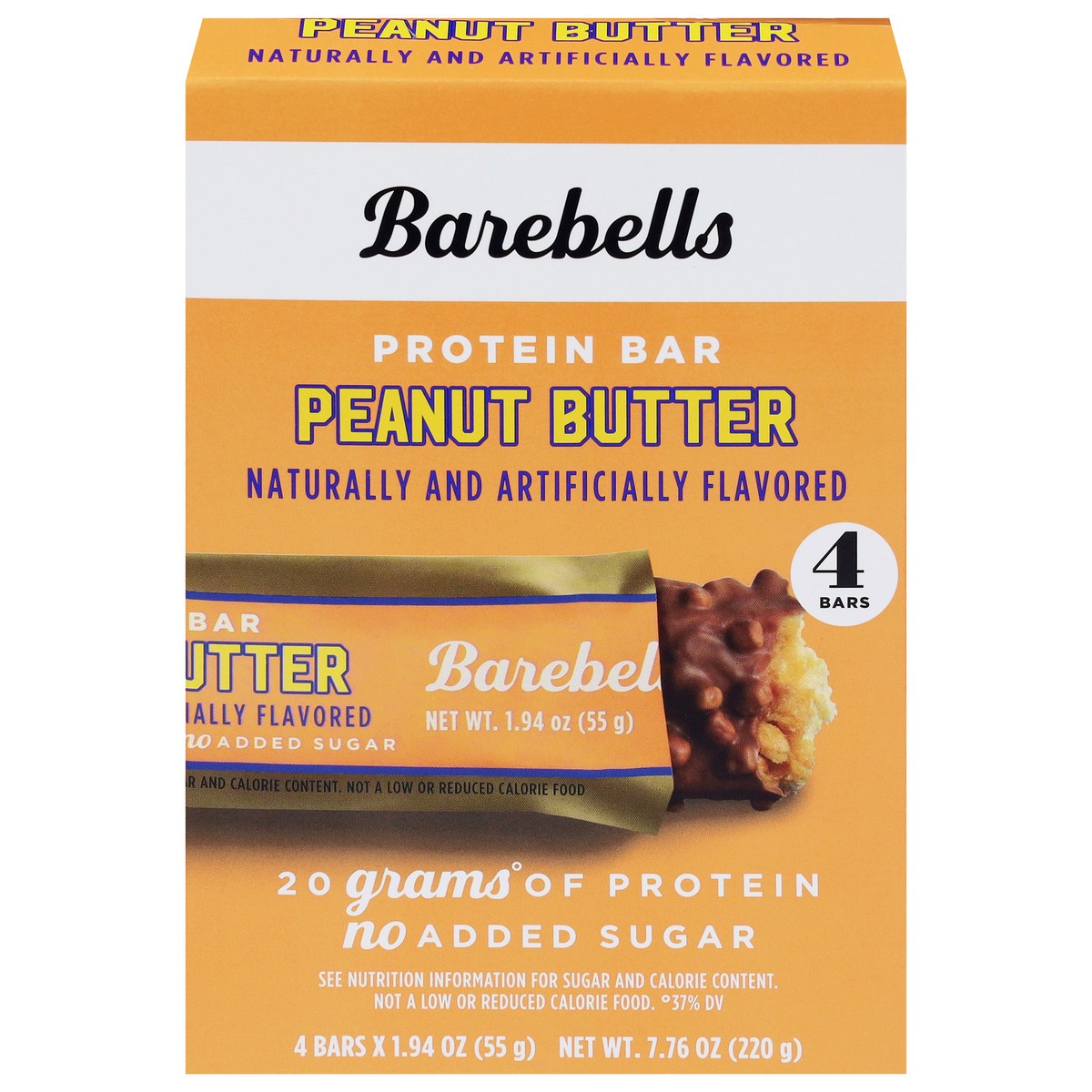 slide 1 of 13, Barebells Peanut Butter Protein Bar 4 - 1.94 oz Bars, 4 ct; 1.94 oz