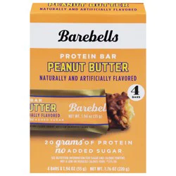 Barebells Peanut Butter Protein Bar 4 - 1.94 oz Bars