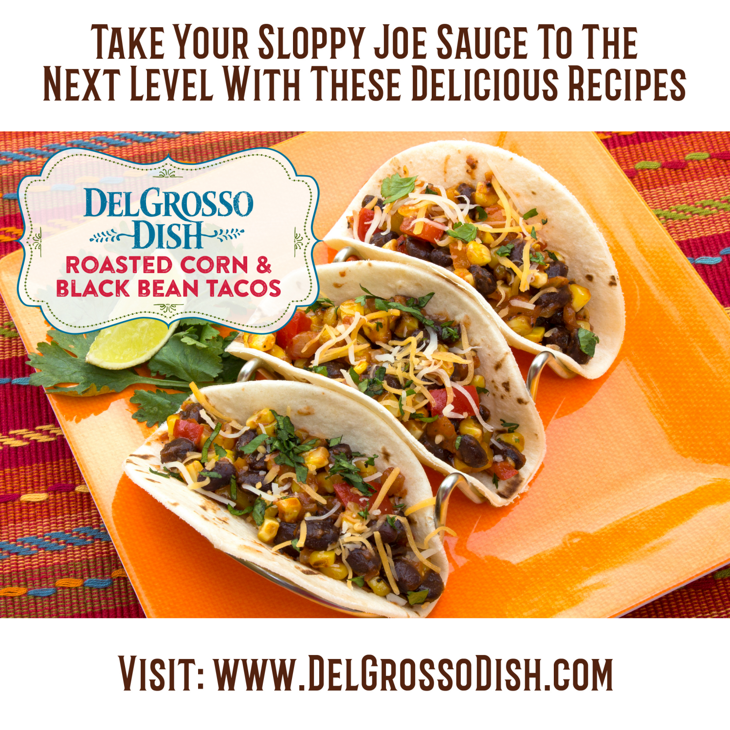 slide 3 of 5, DelGrosso Sweet Smoky Sloppy Joe Sauce 14 oz, 14 oz