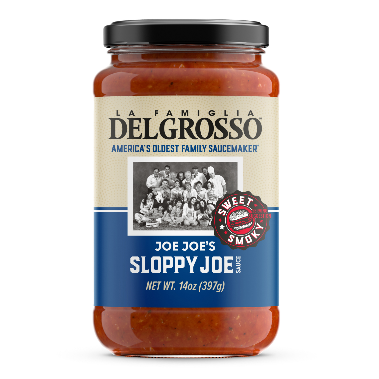 slide 1 of 5, DelGrosso Sweet Smoky Sloppy Joe Sauce 14 oz, 14 oz
