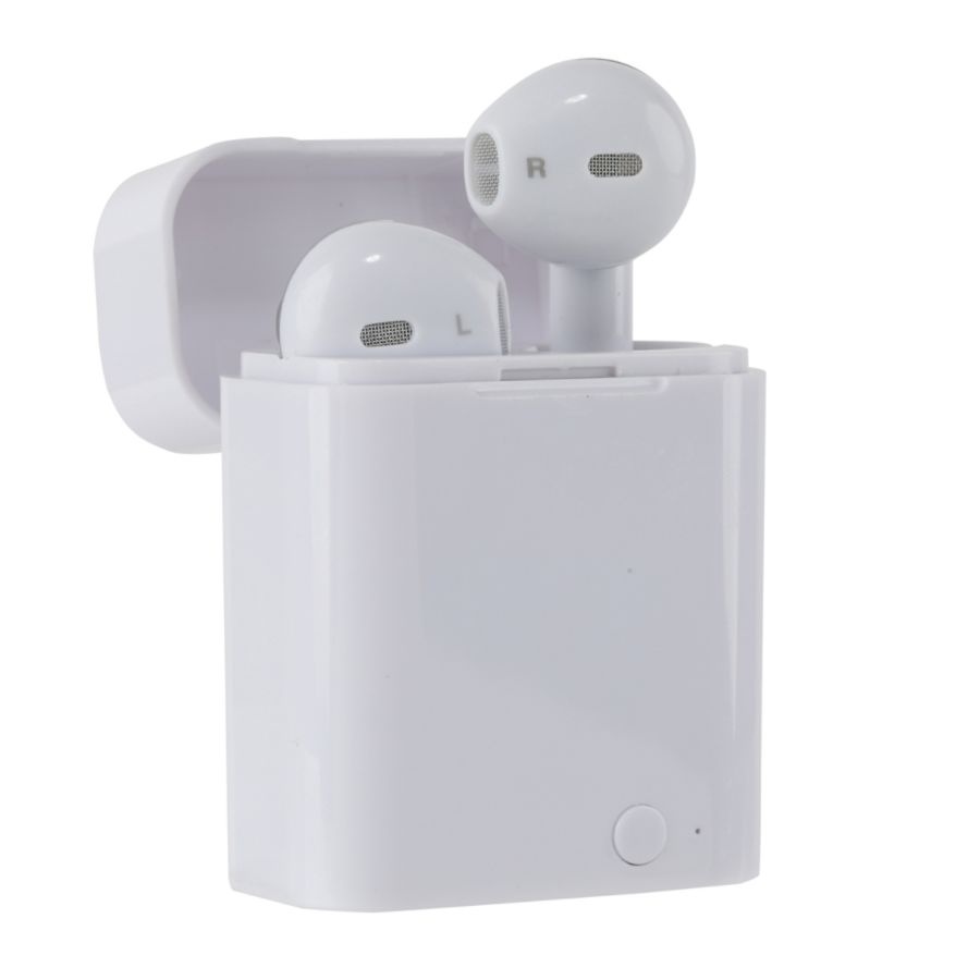slide 2 of 2, Vivitar Air Vibes Bluetooth In-Ear Headphones, White, Vz40031W-Sil-Od, 1 ct