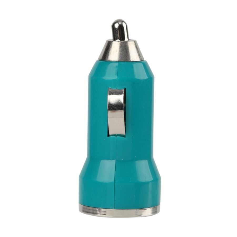 slide 3 of 3, Vivitar Od5021 2.4A Dual Usb-A Car Charger, Teal, 1 ct