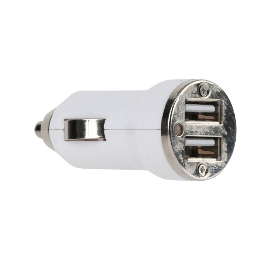 slide 3 of 3, Vivitar Od5021 2.4A Dual Usb-A Car Chargers, White, 1 ct