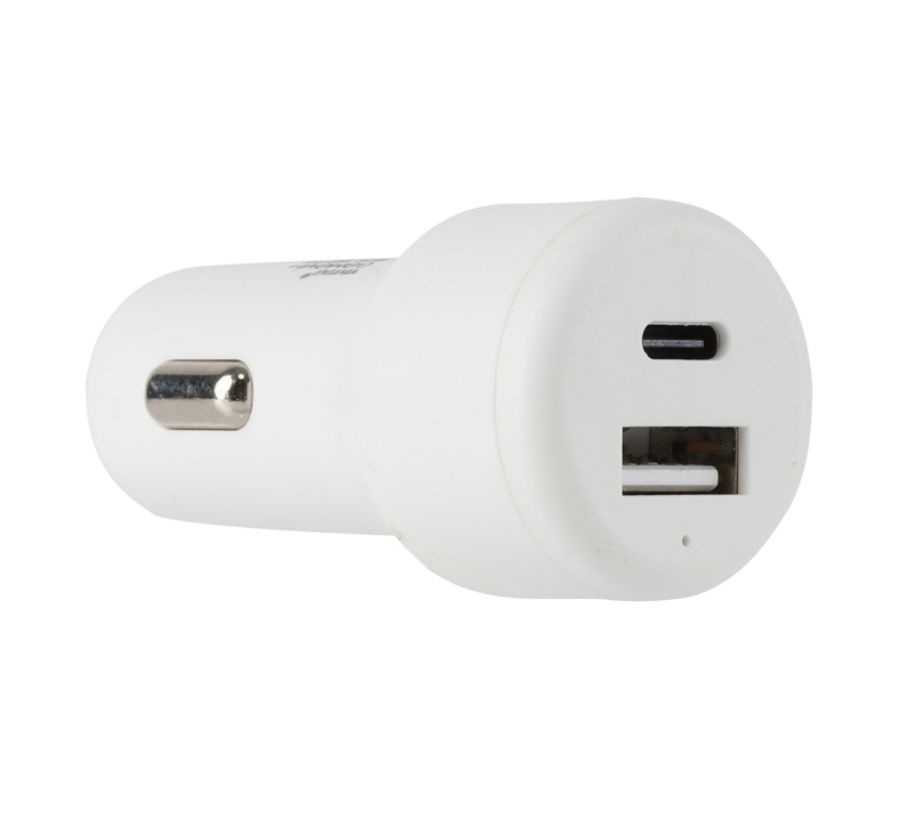 slide 2 of 2, Vivitar Od6031 Usb-C Car Charger, White, 1 ct