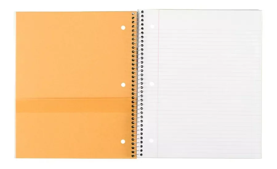slide 2 of 4, Five Star Red 1 Subject College Ruled Spiral Notebook, 100 ct