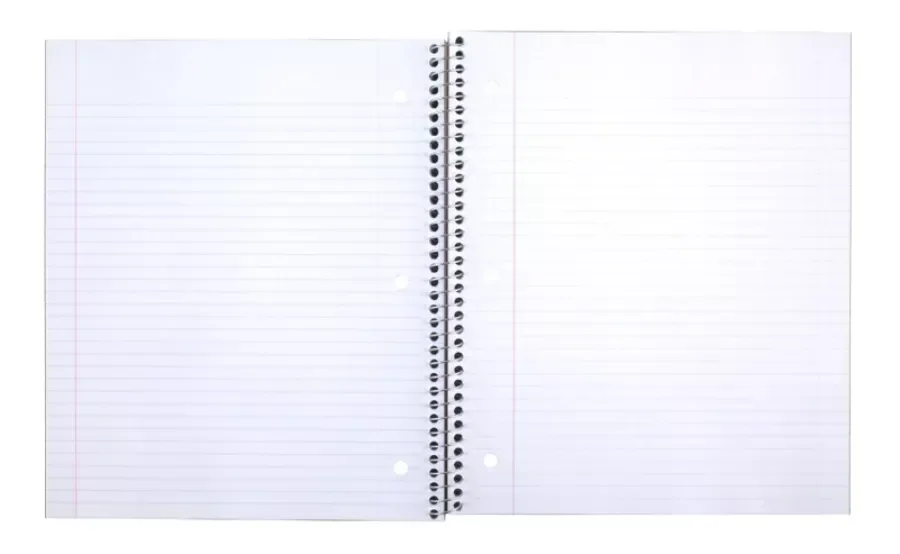 slide 3 of 4, Five Star Red 1 Subject College Ruled Spiral Notebook, 100 ct