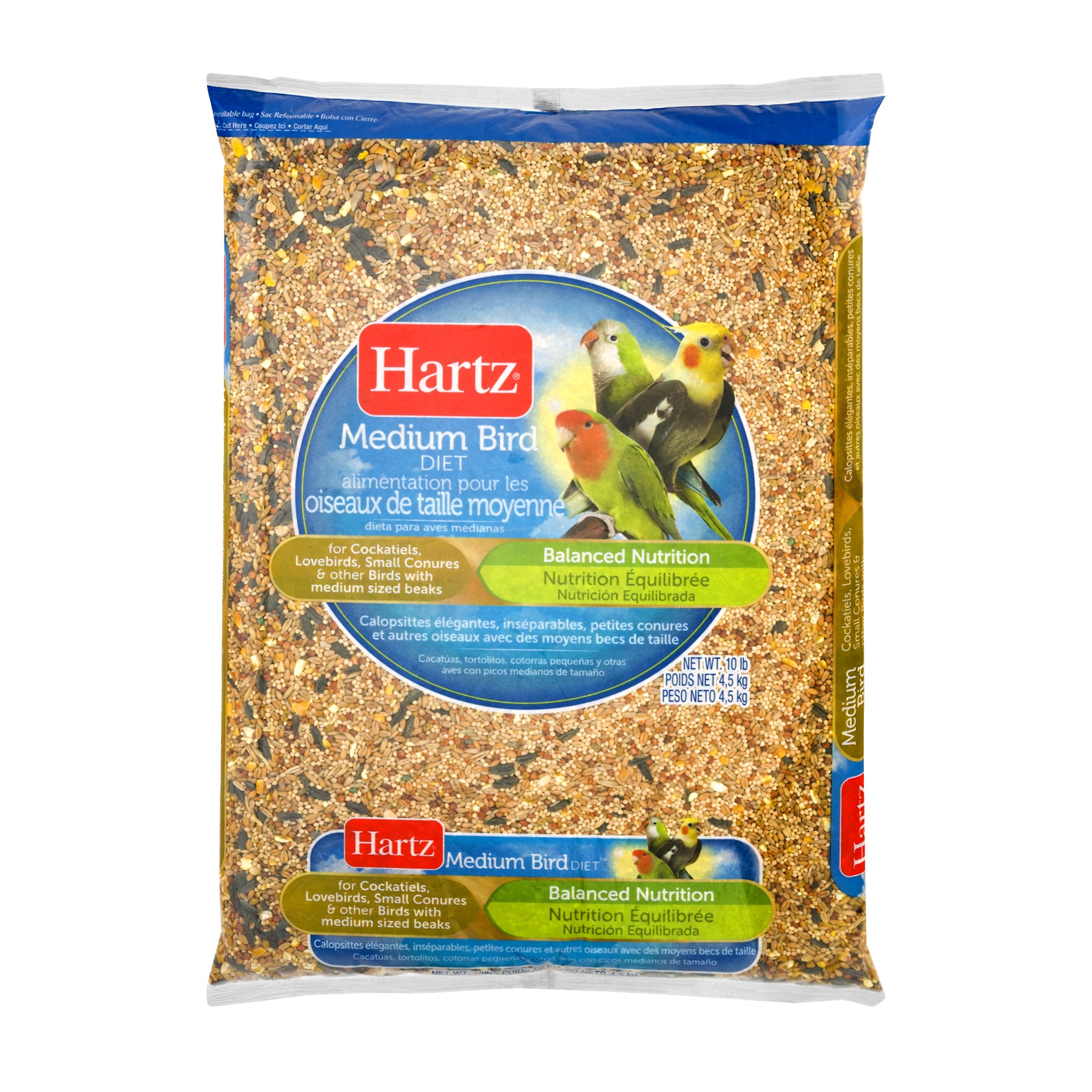 slide 1 of 1, Hartz Cockatiel Seed, 10 lb