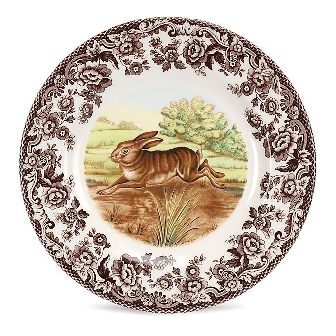 slide 1 of 1, Spode Woodland Rabbit Salad Plate, 1 ct