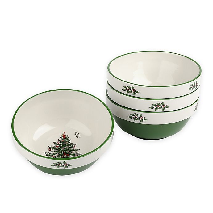 slide 1 of 1, Spode Christmas Tree" Melamine Serving Bowl Set", 1 ct