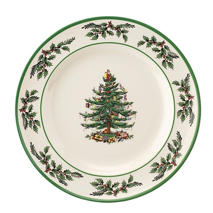 slide 1 of 2, Spode Christmas Tree 250th Anniversary Collector's Plate - White, 10.5 in