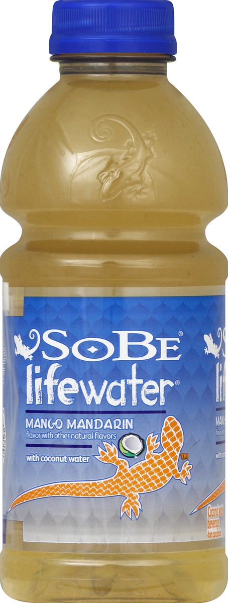 slide 3 of 4, SoBe Coconut Water Beverage, Mango Mandarin - 20 oz, 20 oz