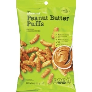 slide 1 of 1, Gold Emblem abound Peanut Butter Puffs, 4 Oz, 4 oz