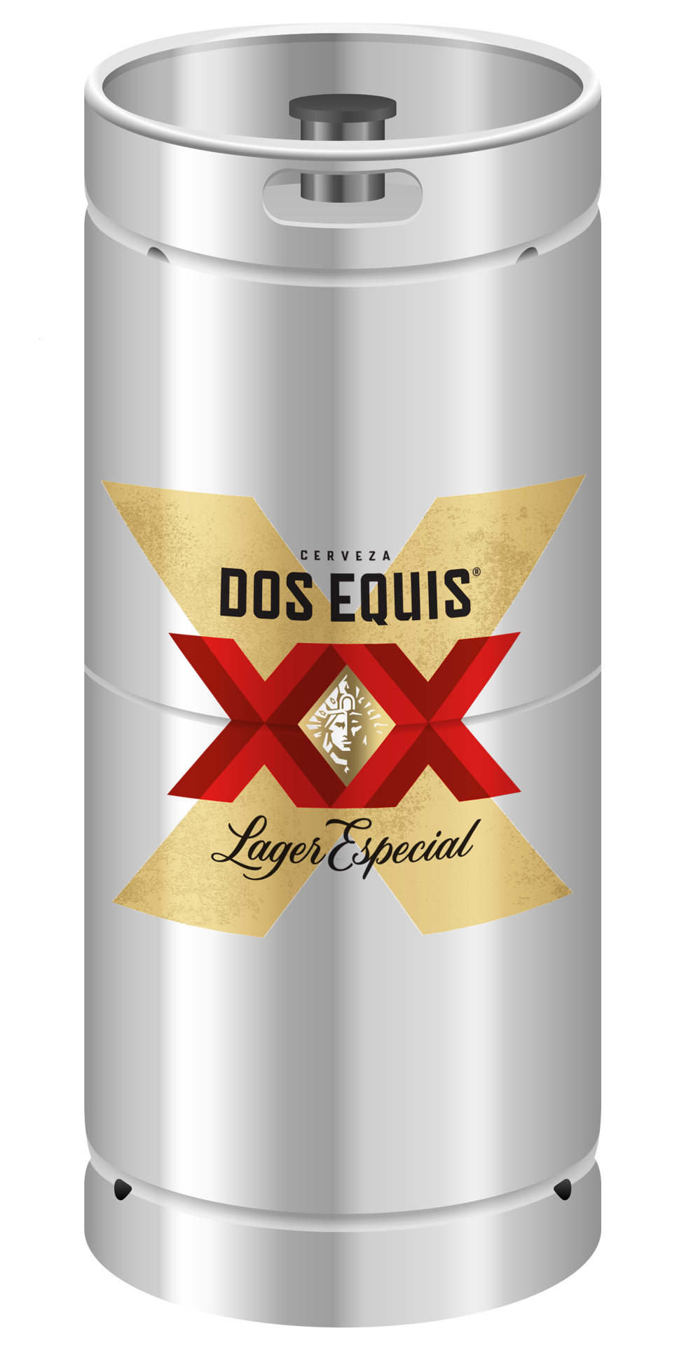 slide 1 of 2, Dos Equis Mexican Lager Beer, 20 Liter Keg, 20 liter