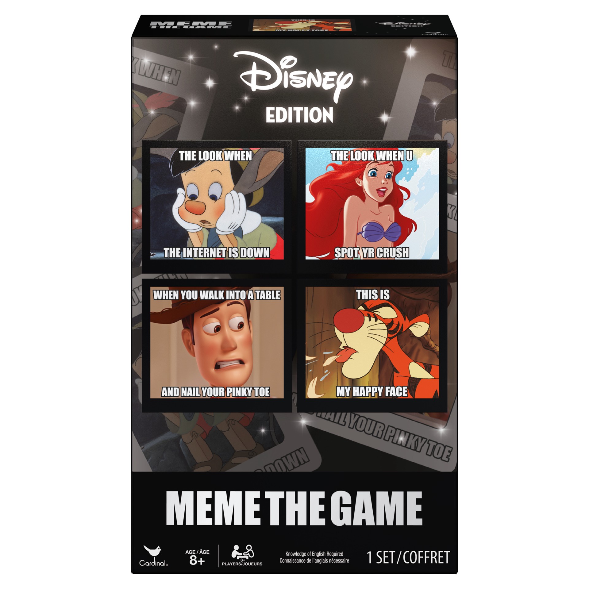 slide 1 of 5, Spin Master Meme the Game, Disney Version, for Families and Kids Ages 8 & up, 1 ct