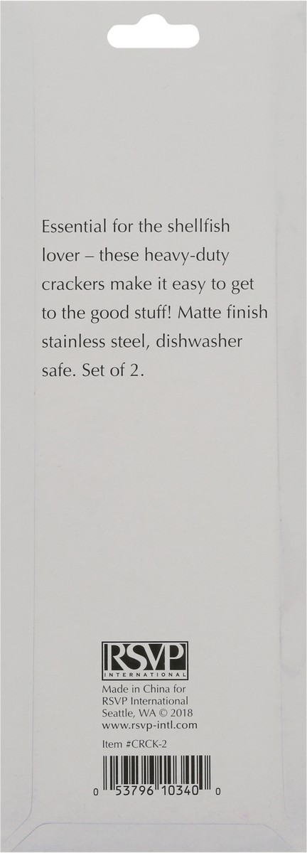 slide 3 of 9, RSVP International Endurance Crab Crackers 2 ea, 