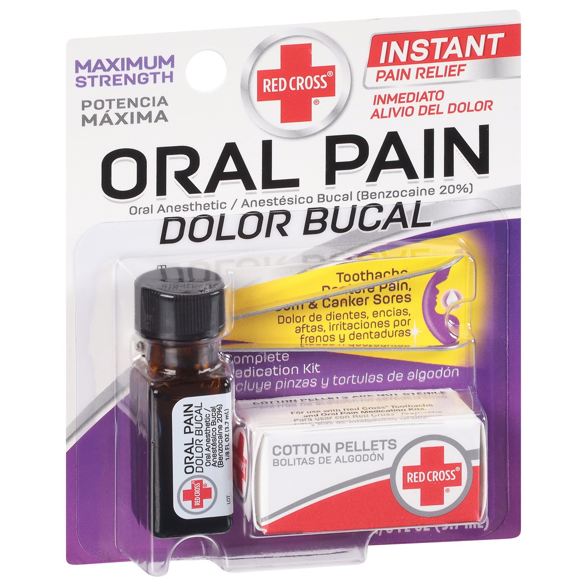 slide 7 of 9, Red Cross Instant Maximum Strength Oral Pain Relief 0.125 oz, 0.125 oz