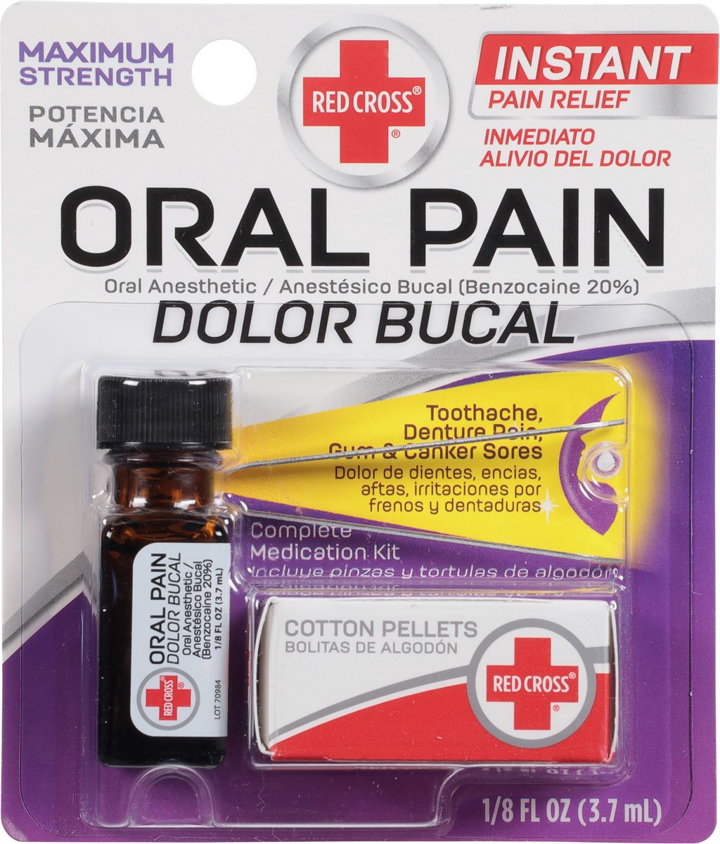 slide 2 of 9, Red Cross Instant Maximum Strength Oral Pain Relief 0.125 oz, 0.125 oz