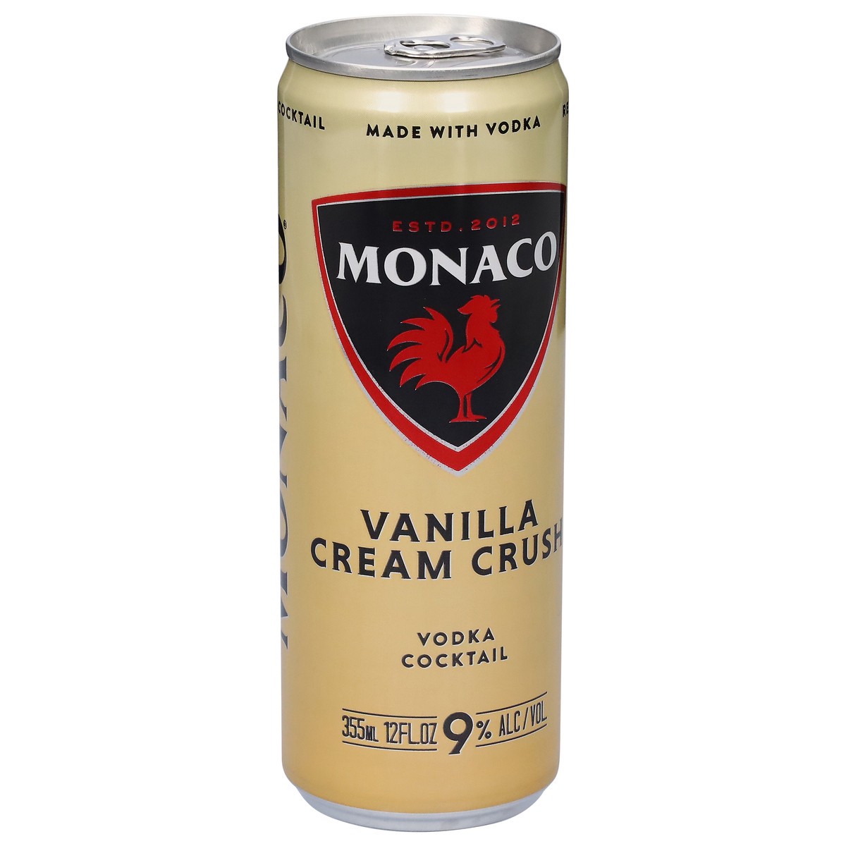slide 5 of 13, Monaco Vanilla Cream Crush Vodka Cocktail 12 fl oz, 12 fl oz